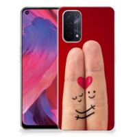 OPPO A93 5G Silicone Back Cover Liefde - Origineel Romantisch Cadeau - thumbnail