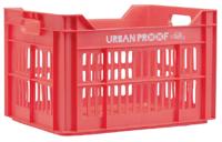 Urban Proof fietskrat 30 liter polypropyleen rood/roze