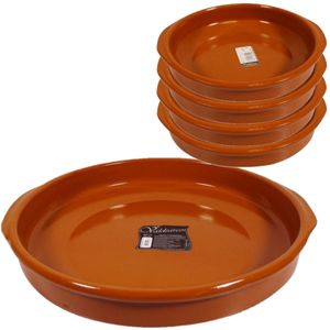 Set van 5x stuks tapas borden/ovenschalen Alicante met handvatten 42 en 20 cm