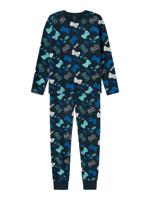 Name It Name It Kinder Pyjama Jongens Lang Blauw Gamer - thumbnail