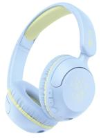 DCU PlaySafe Kids Kinderhoofdtelefoon, 3-in-1, bluetooth en kabel, volumebegrenzing 85 dB, 45 uur batterijduur, blauw en geel