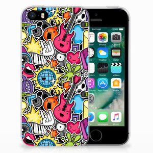 Apple iPhone SE | 5S Silicone Back Cover Punk Rock