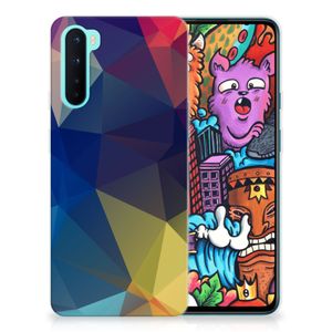 OnePlus Nord TPU Hoesje Polygon Dark