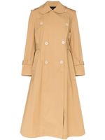 Simone Rocha trench à boutonnière croisée - Tons neutres