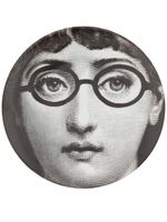 Fornasetti assiette imprimée - Noir