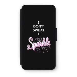 Sparkle quote: iPhone X Flip Hoesje