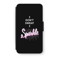 Sparkle quote: iPhone X Flip Hoesje - thumbnail