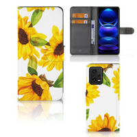 Hoesje voor Xiaomi Redmi Note 12 5G | Poco X5 Zonnebloemen