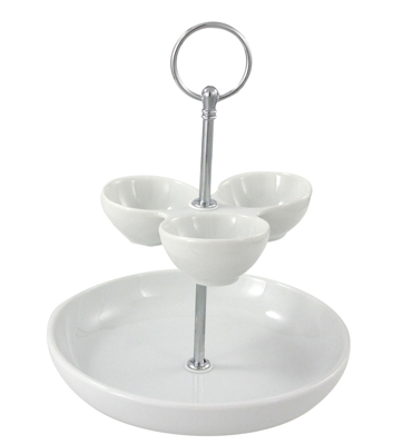 Food for Fun Etagere / Serveertoren - voor bittergarnituur - 2-Laags