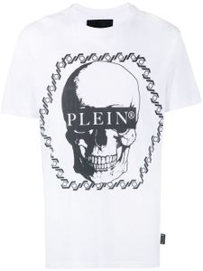 Philipp Plein pull à imprimé graphique - Blanc