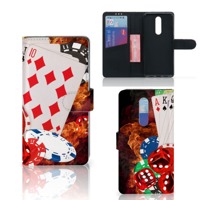 OnePlus 7 Pro Wallet Case met Pasjes Casino