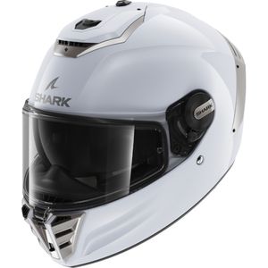 SHARK Spartan RS Blank, Integraalhelm, Wit-Zilver W01