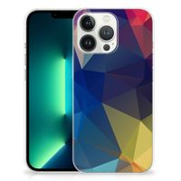 iPhone 13 Pro Max TPU Hoesje Polygon Dark - thumbnail