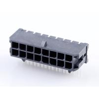 Molex 430451600 Male header, inbouw (standaard) Totaal aantal polen: 16 Rastermaat: 3 mm Inhoud: 1 stuk(s) Tray - thumbnail