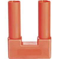 Schnepp SI-FK 19/4 rt Veiligheids-kortsluitingstekker Rood Stift-Ø: 4 mm Penafstand: 19 mm 1 stuk(s)