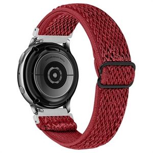 Samsung Galaxy Watch4/Watch4 Classic/Watch5/Watch6/Watch FE/Watch7 Gebreide Band - Rood