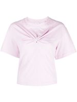 ISABEL MARANT t-shirt Zuria en coton biologique à détail noué - Rose - thumbnail