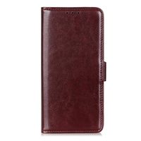 iPhone 15 Pro Wallet Case met Magnetische Sluiting - Bruin