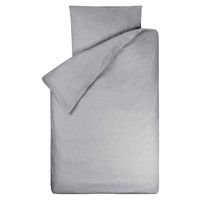Bink Bedding dekbedovertrek 120 x 150 cm Bo Grijs Maat Bink Bedding dekbedovertrek 120 x 150 cm Bo Grijs Maat