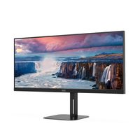 AOC V5 U34V5C/BK computer monitor 86,4 cm (34") 3440 x 1440 Pixels UltraWide Quad HD LCD Zwart - thumbnail