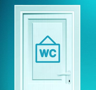 Toilet sticker WC Toilet sticker WC