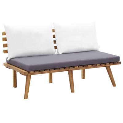 vidaXL Tuinbank met kussens 115 cm massief acaciahout vidaXL Tuinbank met kussens 115 cm massief acaciahout