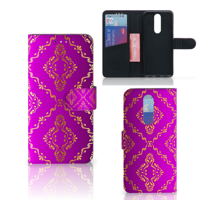 Wallet Case Alcatel 3 (2019) Barok Roze