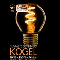 Kogel flame spiraal 5W scene switch