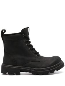 ECCO bottines en daim Grainer à lacets - Noir