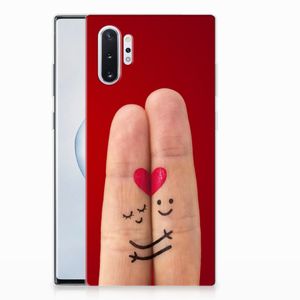 Samsung Galaxy Note 10 Plus Silicone Back Cover Liefde - Origineel Romantisch Cadeau