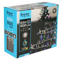 Kerstverlichting - gekleurd - 12 meter - 500 led lampjes - transparant snoer - 8 functies