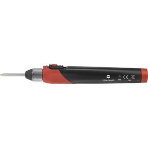 Toolcraft TO-6326118 soldeerbout Batterijsoldeerbout 600 °C Zwart, Rood