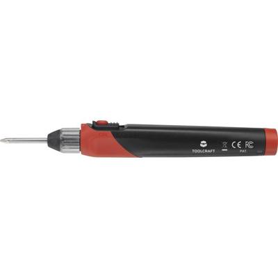Toolcraft TO-6326118 soldeerbout Batterijsoldeerbout 600 °C Zwart, Rood