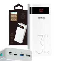 Romoss Sense 8P+ Power Bank 30000mAh w. LED Display - 2xUSB-A, USB-C - Wit - thumbnail