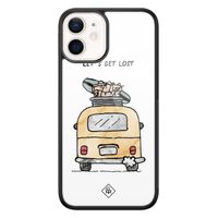 iPhone 12 mini glazen hardcase - Let's get lost