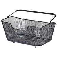 Basil Base L, Unisex fietsmand voor volwassenen, zwart, maat 48 x 30 x 23 cm