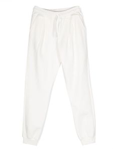 Dolce & Gabbana Kids pantalon de jogging à logo imprimé - Blanc