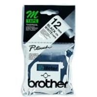 BROTHER MK231BZ Gelamineerde tape Breedte 12 mm Lengte 8 m,Zwart op wit