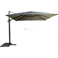 Zweefparasol Virgo 300 x 300 cm antraciet frame grijs