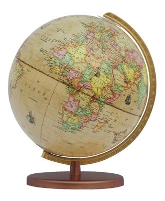 Globe renaissance houten voet 603016/h Globe renaissance houten voet 603016/h