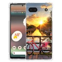 Google Pixel 6A Telefoonhoesje met valbescherming Amsterdamse Grachten