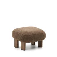 Kave Home Hocker Cabana Bouclé - Taupe