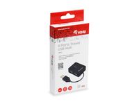 Equip 128952 interface hub USB 2.0 480 Mbit/s Zwart - thumbnail