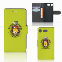 Sony Xperia XZ1 Compact Leuk Hoesje Doggy Biscuit