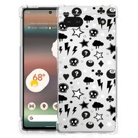 Extreme Case Google Pixel 6A Silver Punk