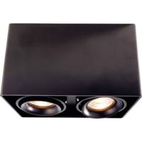 Deko Light 348005 Mona II, Schwarz Plafondlamp GU10 Zwart - thumbnail