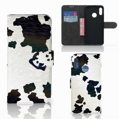 Honor 10 Lite Telefoonhoesje met Pasjes Koeienvlekken Honor 10 Lite Telefoonhoesje met Pasjes Koeienvlekken