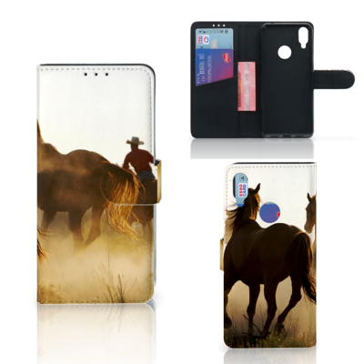 Xiaomi Redmi Note 7 Telefoonhoesje met Pasjes Design Cowboy