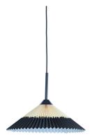 Light & Living Hanglamp Pleated 45cm - Zwart - thumbnail