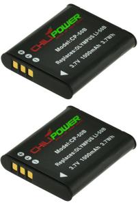 ChiliPower Li-50B accu voor Olympus - 1000mAh - 2-Pack